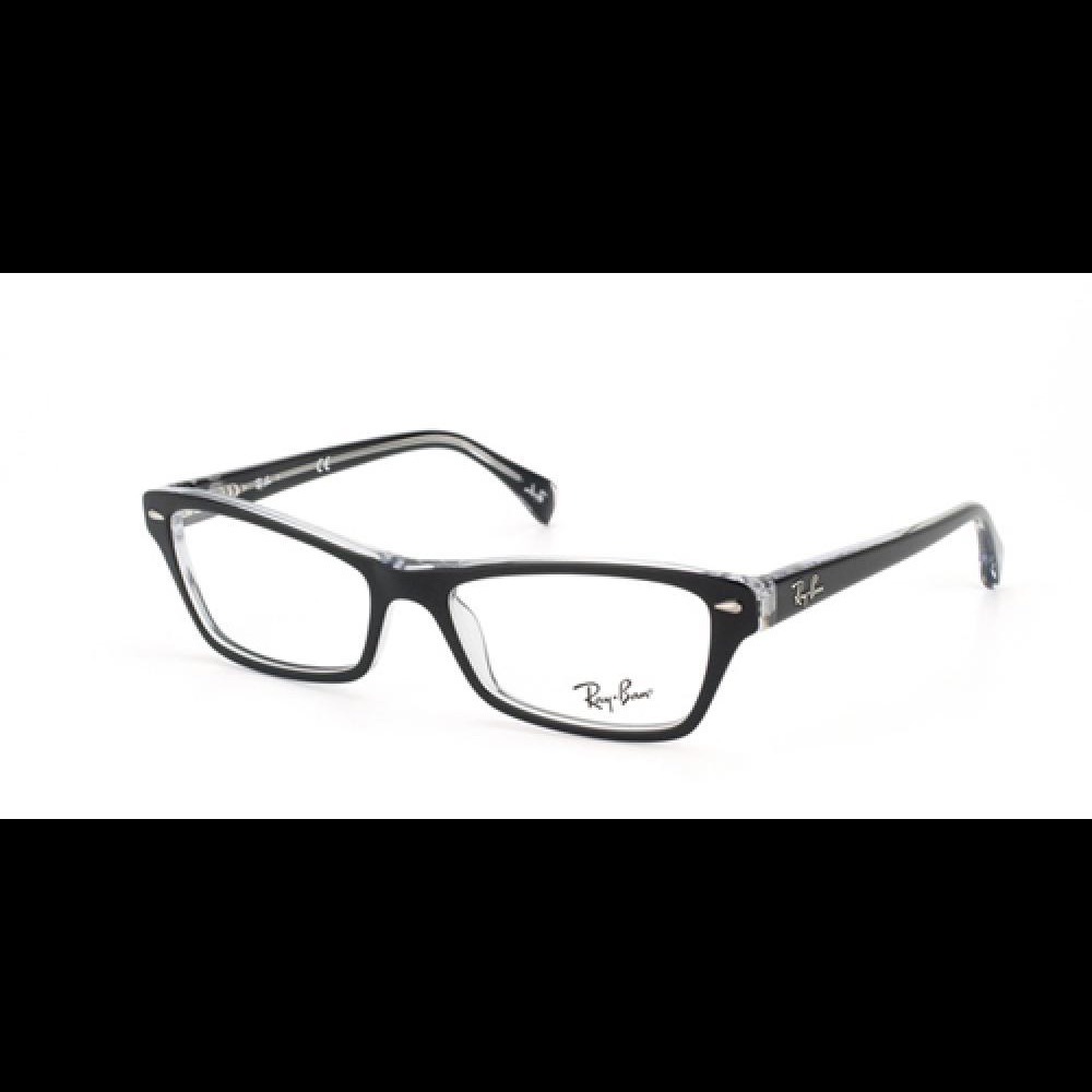 RAY BAN Eyeglasses 5256 Black Discontinued